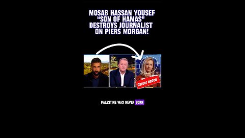 Mosab Hassan Yousef obliterates journalist on Piers Morgan live