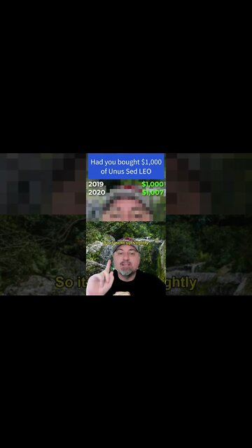 Had you bought $1,000 of Unus Sed Leo 😲 #unussedleo