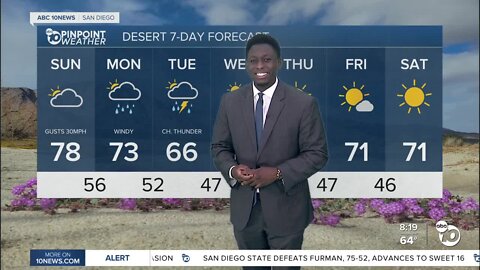 ABC 10News Pinpoint Weather with Weather Anchor Moses Small