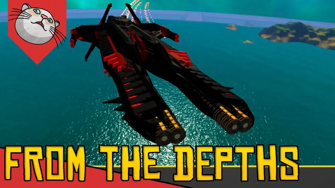 Estratégia com Complexidade ABSURDA! - From the Depths [Conhecendo o Jogo Gameplay Português PT-BR]