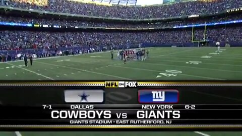 2007-11-11 Dallas Cowboys vs New York Giants