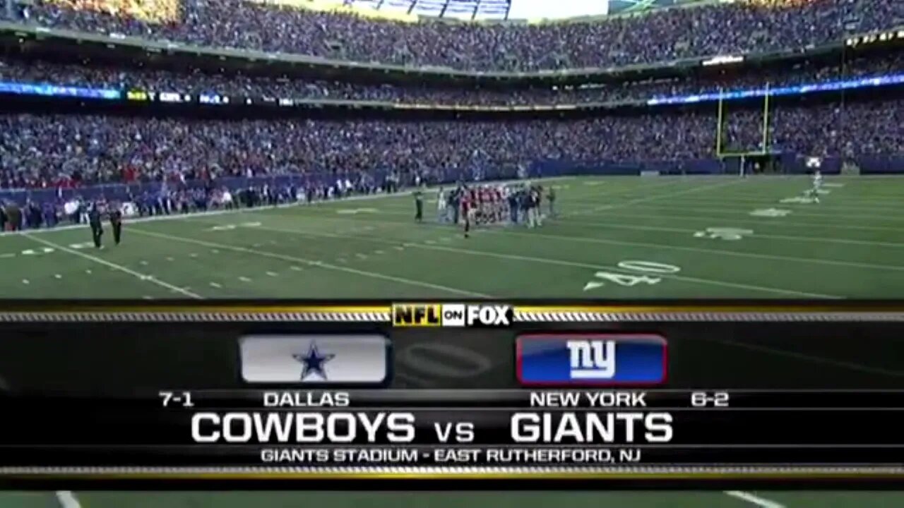 2007-11-11 Dallas Cowboys vs New York Giants