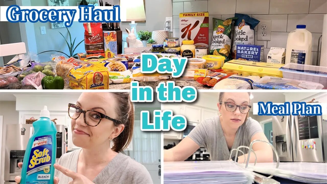 MEAL PLAN & GROCERY SHOP WITH ME | WEEKLY GROCERY HAUL | SPEND THE DAY WITH ME