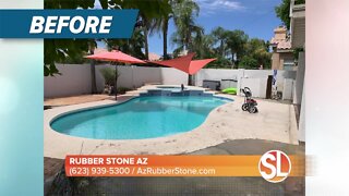 Cover your outdoor ugly concrete with Rubber Stone AZ