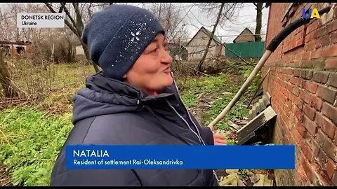 Civilians in Donetsk, surviving under Russian shelling