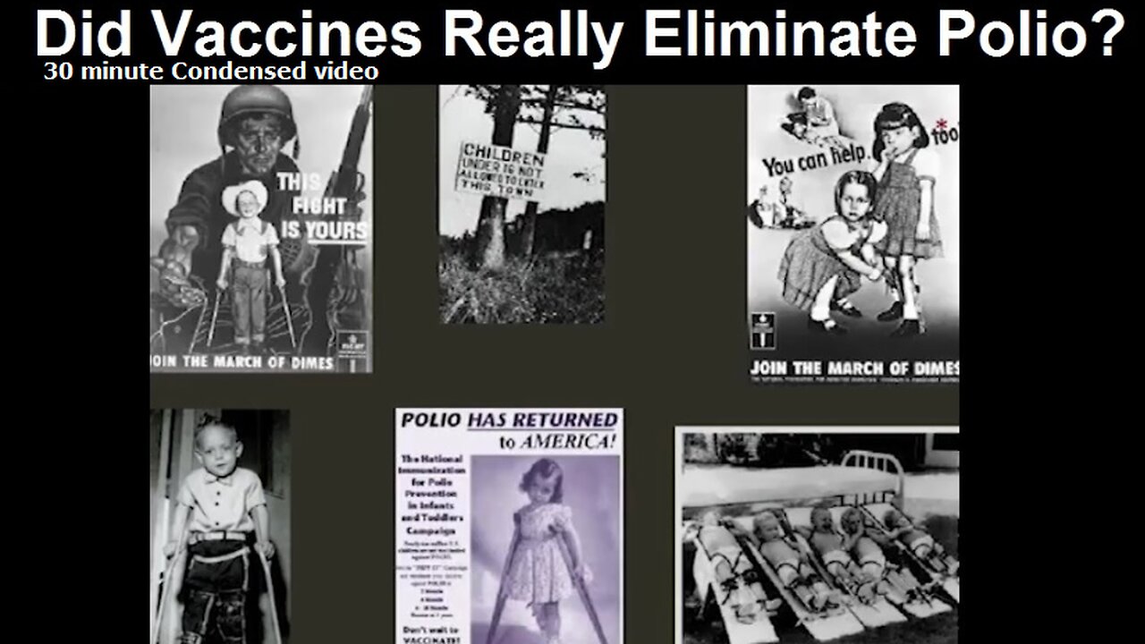 Did Vaccines Really Eradicate Polio? (Condensed Version - 30 minutes)