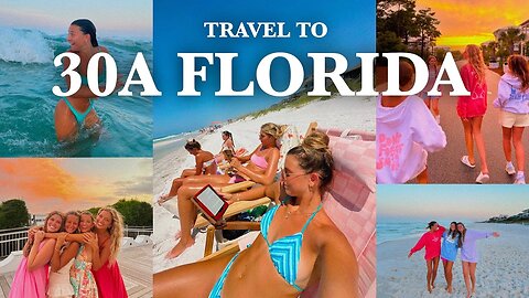 Travel with me to seaside fl: friend trip and sunrise swims!