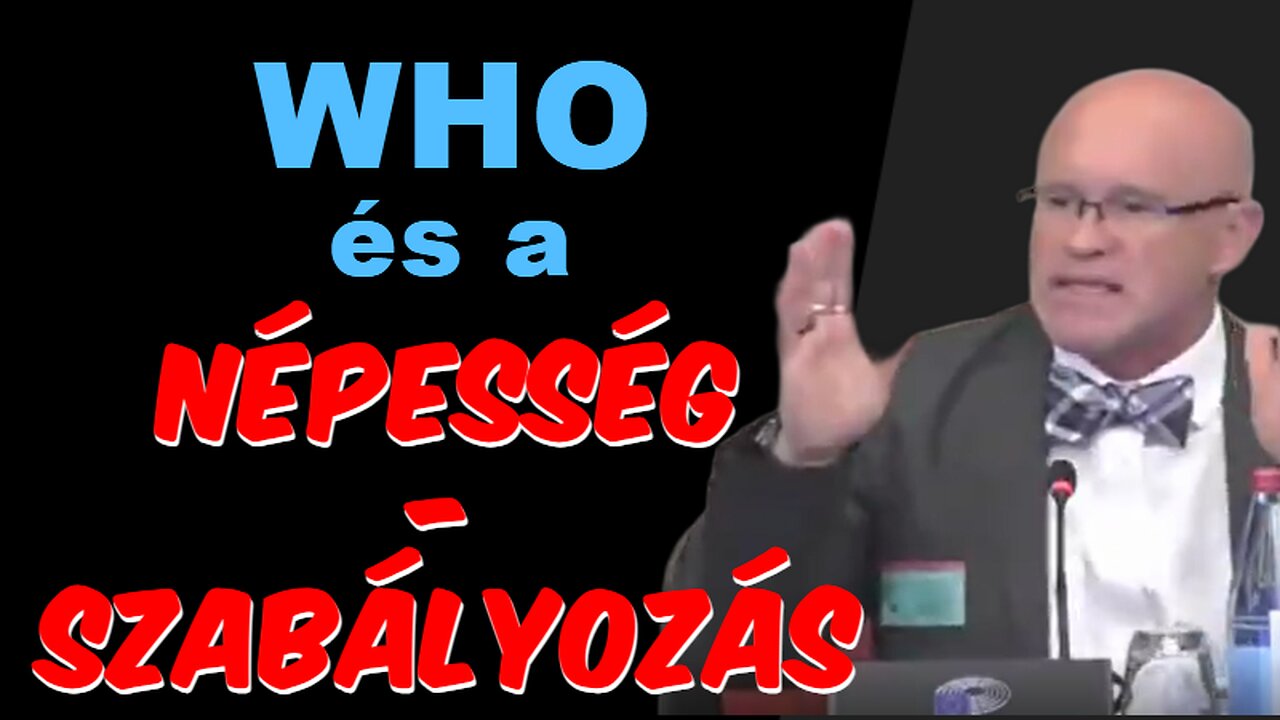 Az Egészségügyi Világszervezet: BŰNÖZŐI KARTELL vagy közegészségügyi intézmény? - Dr. David Martin"