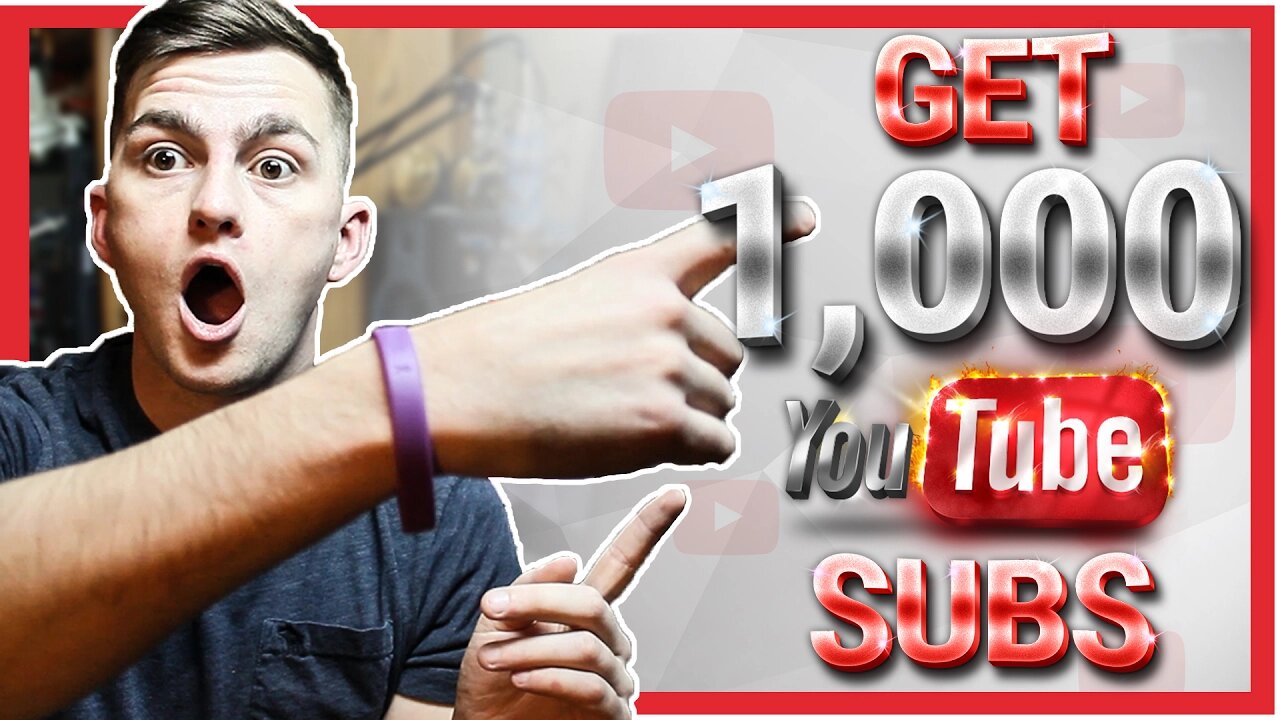 HOW TO GET 1000 SUBSCRIBERS FAST 2017!!