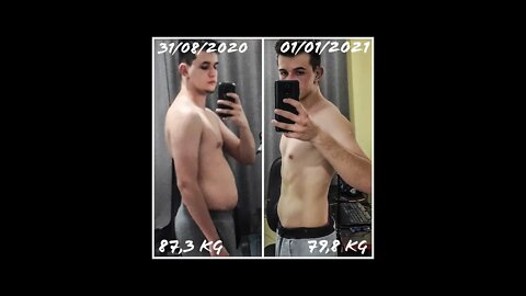 antes e depois da academia - 2020 e 2021 #short #shorts