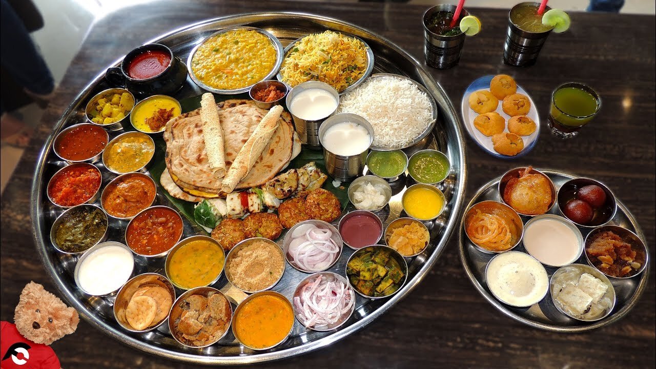 Massive Vegetarian Dara Singh Thali Challenge at Mini Punjab Mumbai