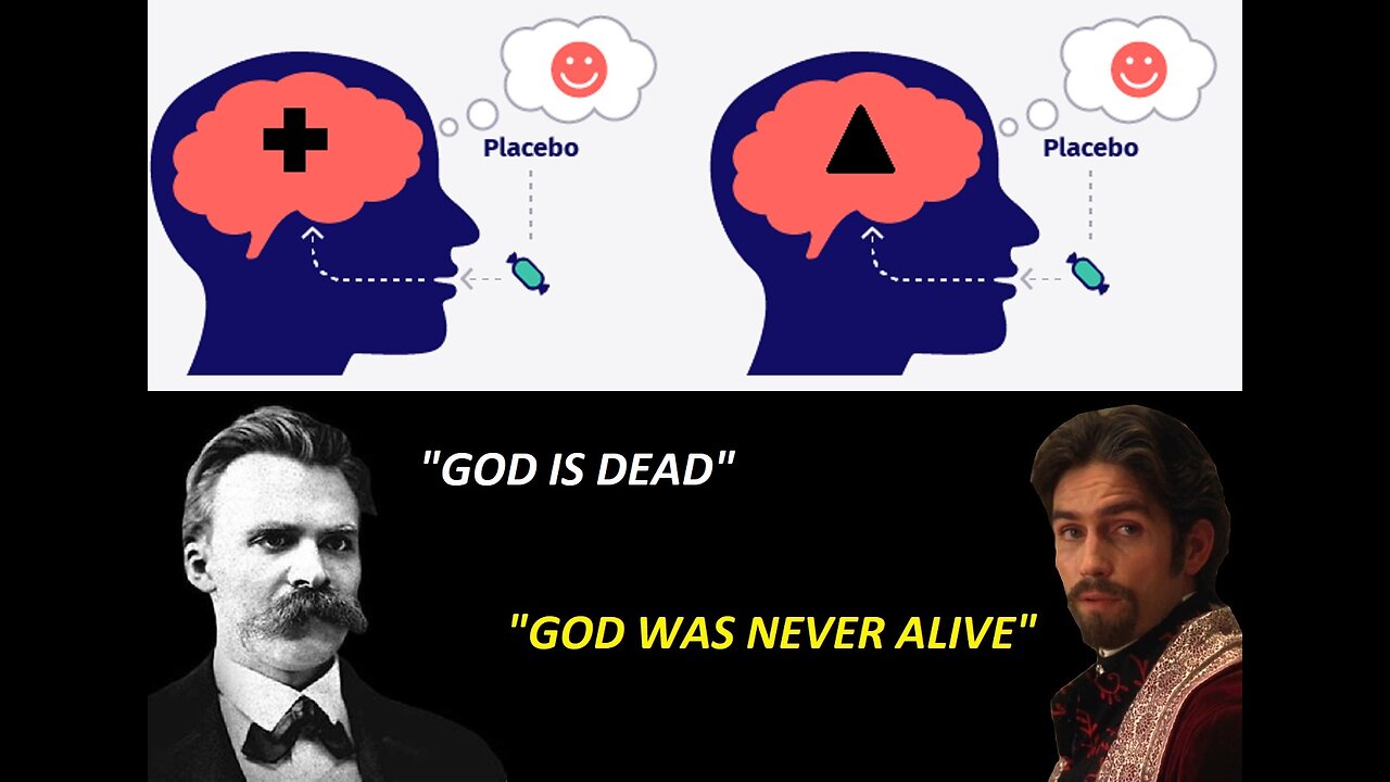 FAITH = PLACEBO // GOD = SUGAR PILL