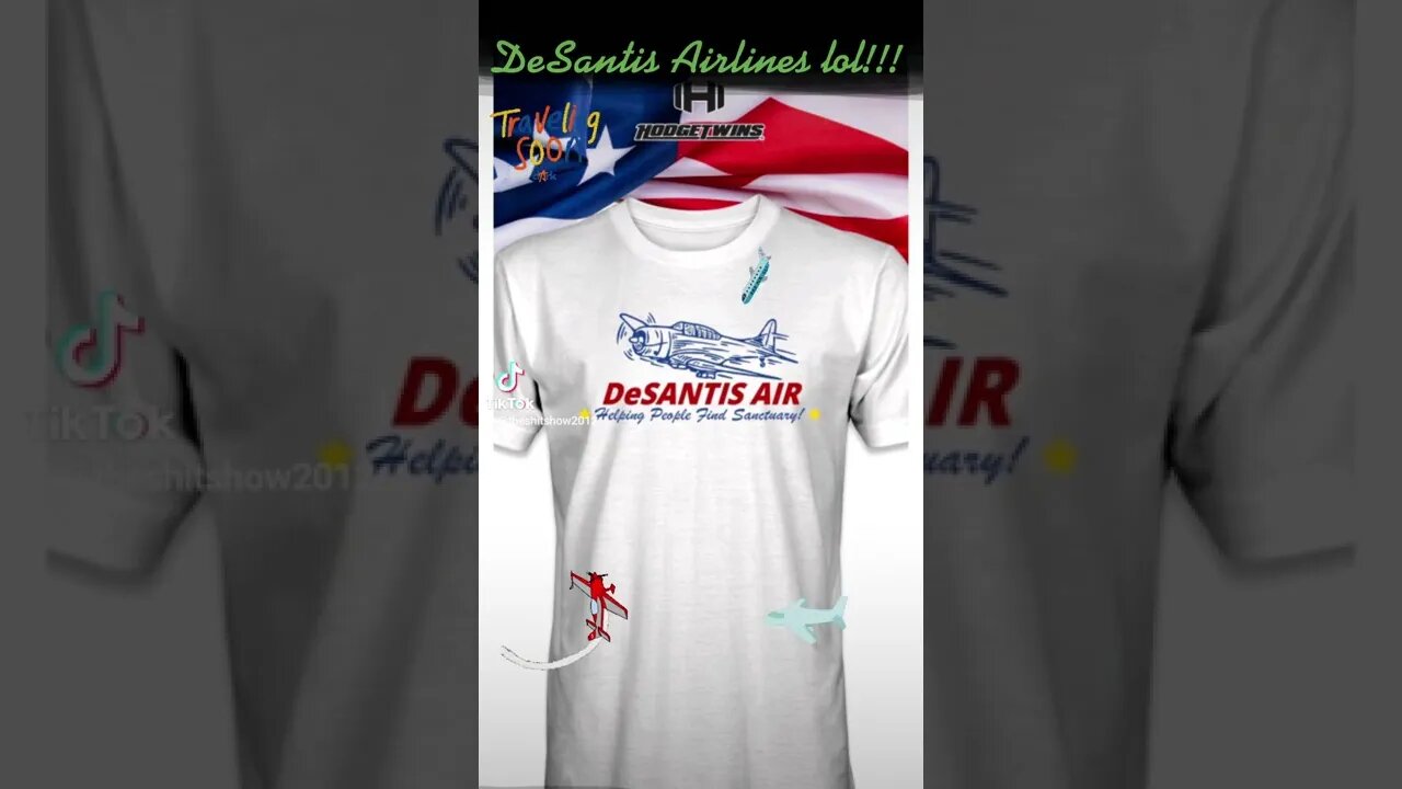 DeSantis Airlines LOL. #triggered #aoc #elizabethwarren #desantis #trump