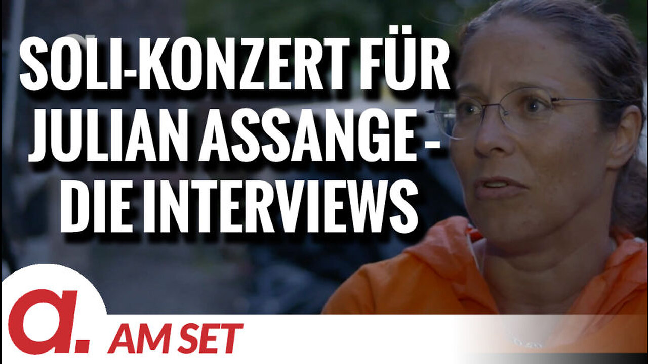 Am Set: 4. Solidaritätskonzert für Julian Assange – Die Interviews