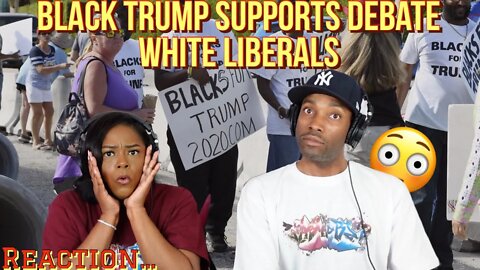 Black Trump Supporters debate White Liberal RNC Cleveland, OH {Reaction} | Asia and BJ React