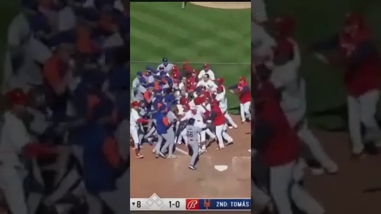 Bench Clearing Fight 👀👊 As Mets Throw At Nolan Arenado Head