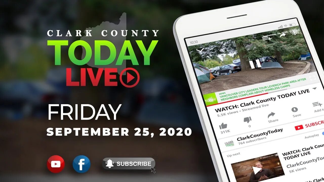 WATCH: Clark County TODAY LIVE • Friday, September 25, 2020