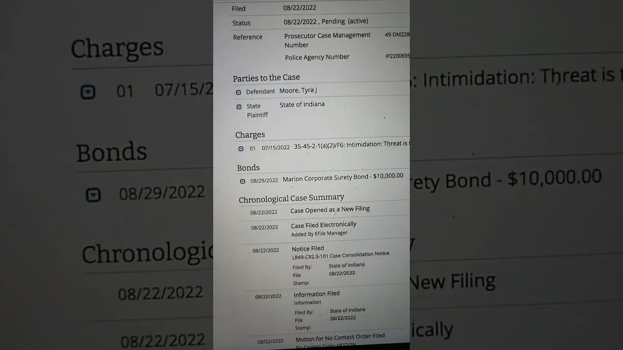 True Freeman State of Indiana v. Tyra J Moore