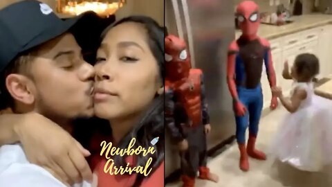 Lil Fizz & Apryl Watch The Kids While Omarion Tours! 😳