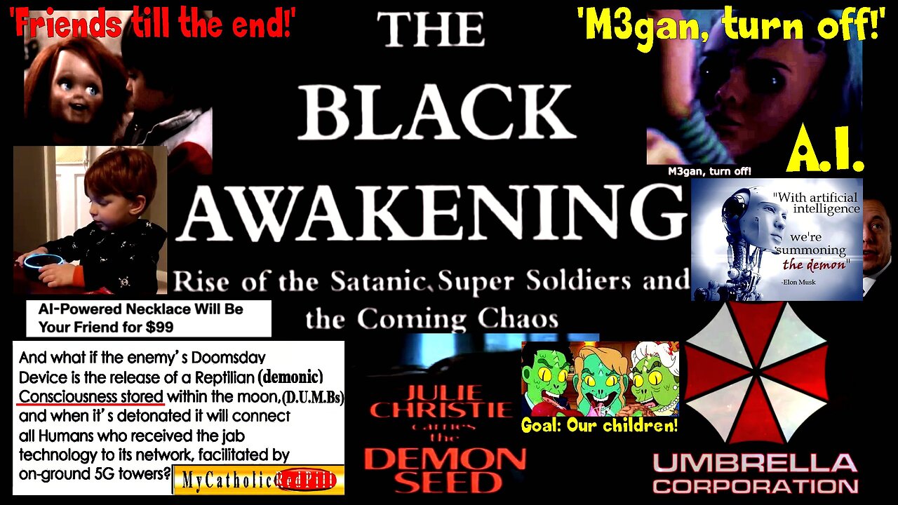 Rise of the Satanic AI, Super Soldiers and the Coming Chaos (video compilation) - Marcum