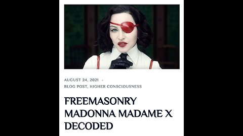 DOMINATRIX PRIESTESS "MADAM X MADONNA" DECODED SEE LINK