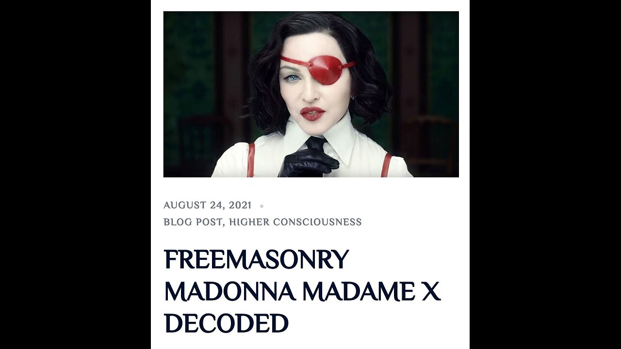 DOMINATRIX PRIESTESS "MADAM X MADONNA" DECODED SEE LINK