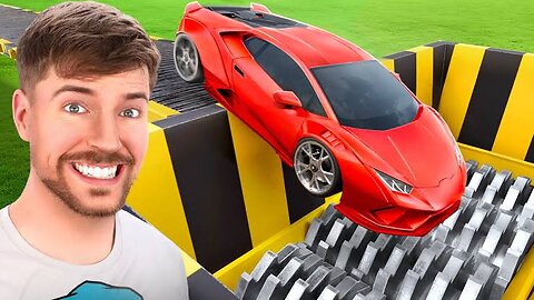 "Crushing a Lamborghini in the World's Largest Shredder!"