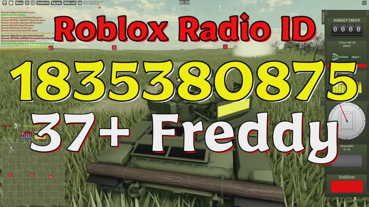 Freddy Roblox Radio Codes/IDs