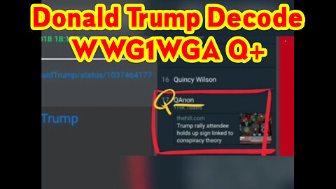 3.16.23: Fresh Donald J. Trump Decode WWG1WGA Q+