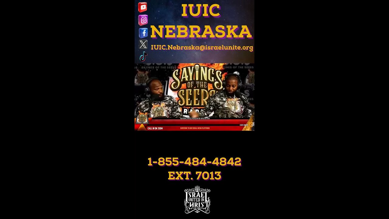 #IUIC #israelunitedinchrist #nathanyel7 #IUICNE #nebraska #Slavery #Prophecy #BHM365 #Blackhistory