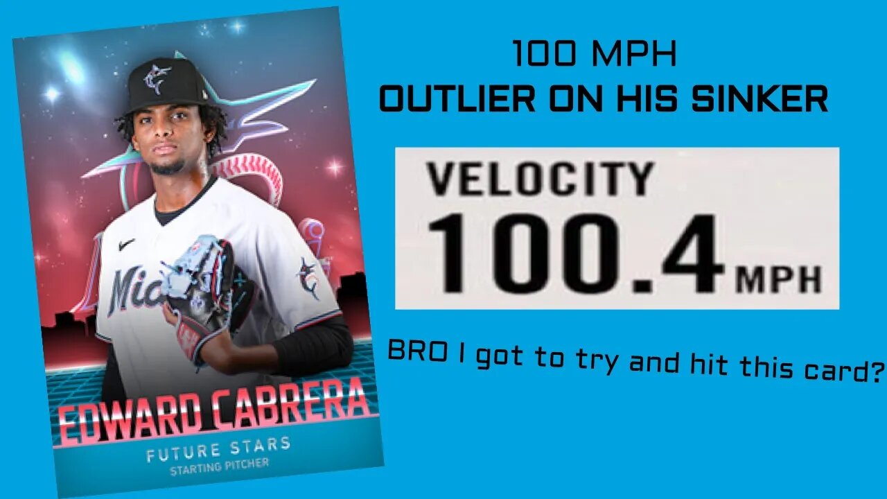 94 FUTURE STARS EDWARD CABRERA DEBUT!!!! 100 MPH ON THE SINKER! |MLB The Show 21