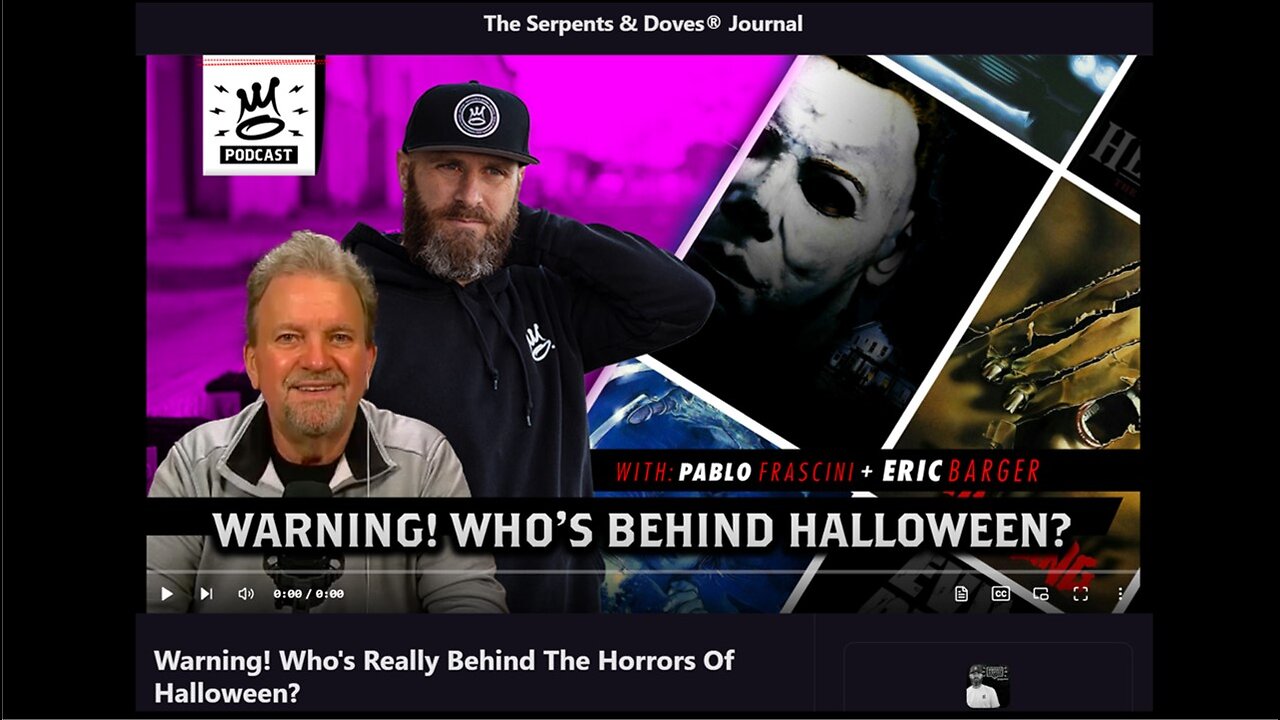 "Warning! Who's Really Behind The Horrors of Halloween"