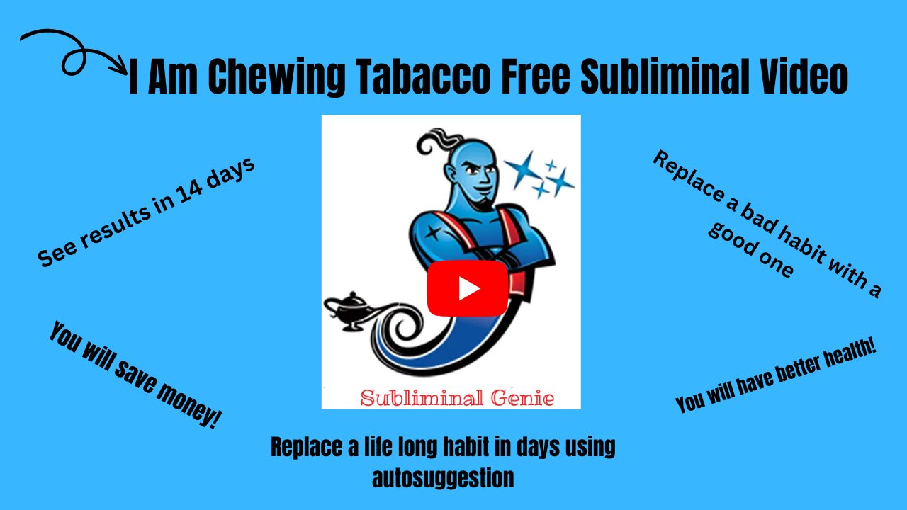 I am Free From Chewing Tobacco/ Subliminal video