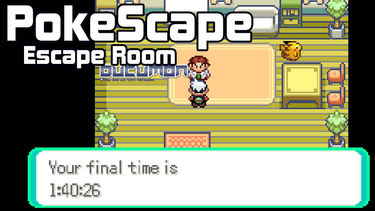 PokeSpace - Escape Room - GBA Hack ROM, an escape game for you.