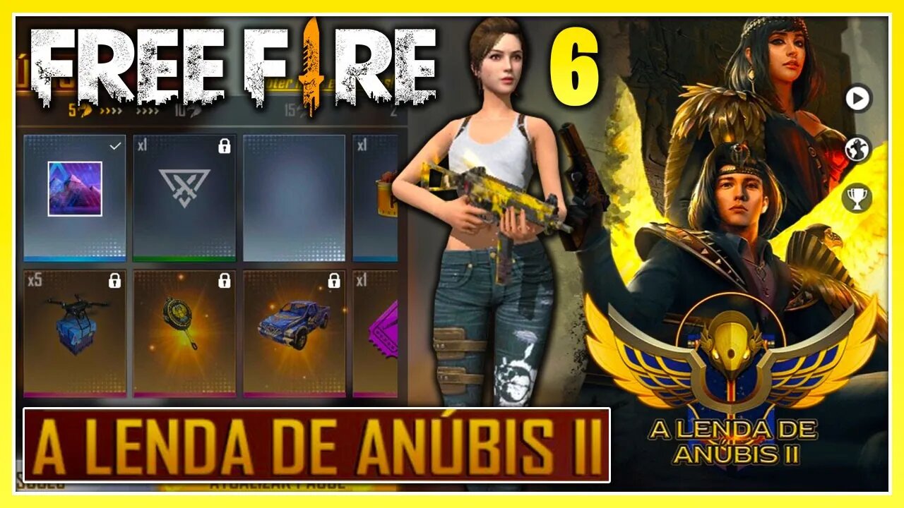 Free Fire | Passe de Outubro de 2020 até 6 Emblemas