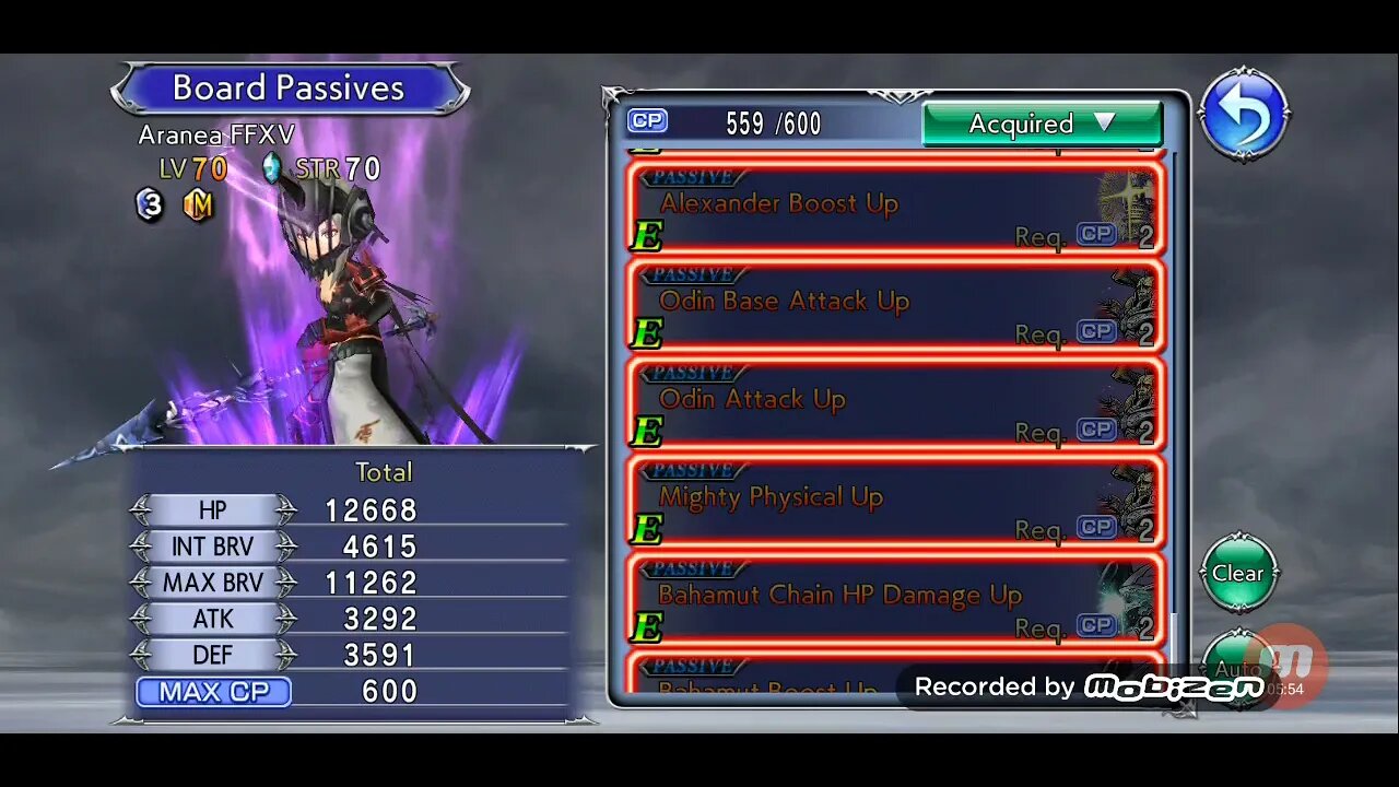 Aranea got her Begrabenspeer! / Final Fantasy Dissidia Opera Omnia