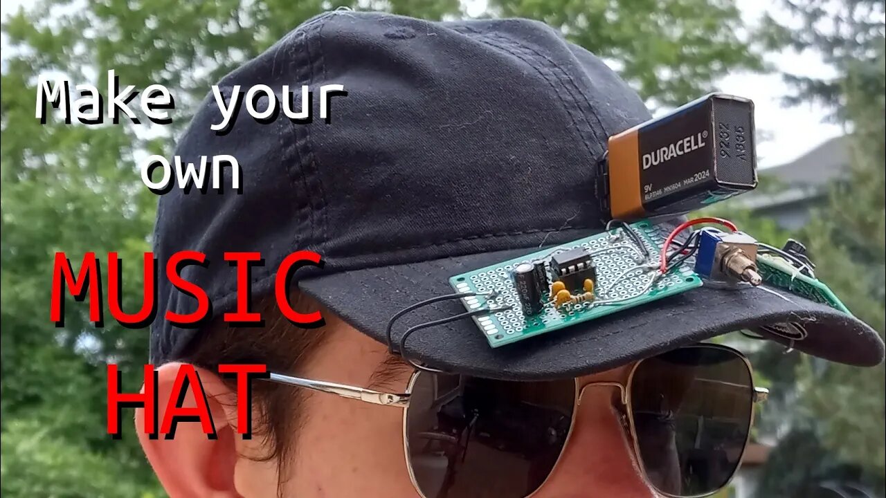DIY Music Hat - Play music from your head