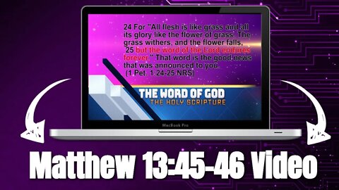 Scripture video Matthew 13 45 46
