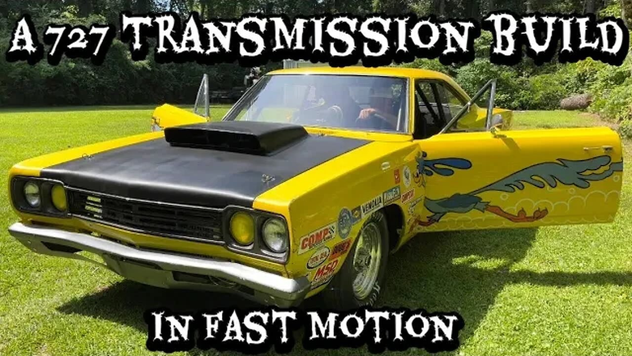 Mopar 727 Race Transmission Build and Install for our 1969 Drag Car