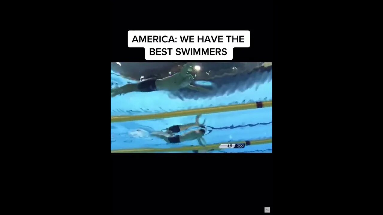 America thinks they have the best swimmers #swimming #america #funny tiktok krazy_sports_records