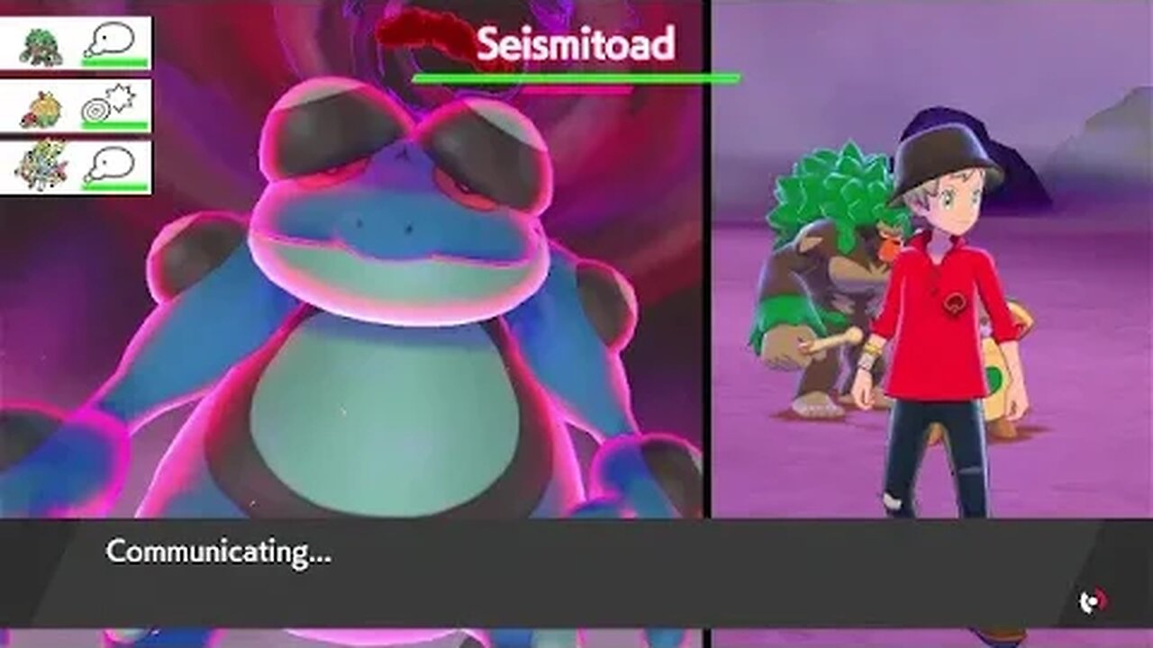 Pokémon Sword - Battling Dynamax Seismitoad (1)