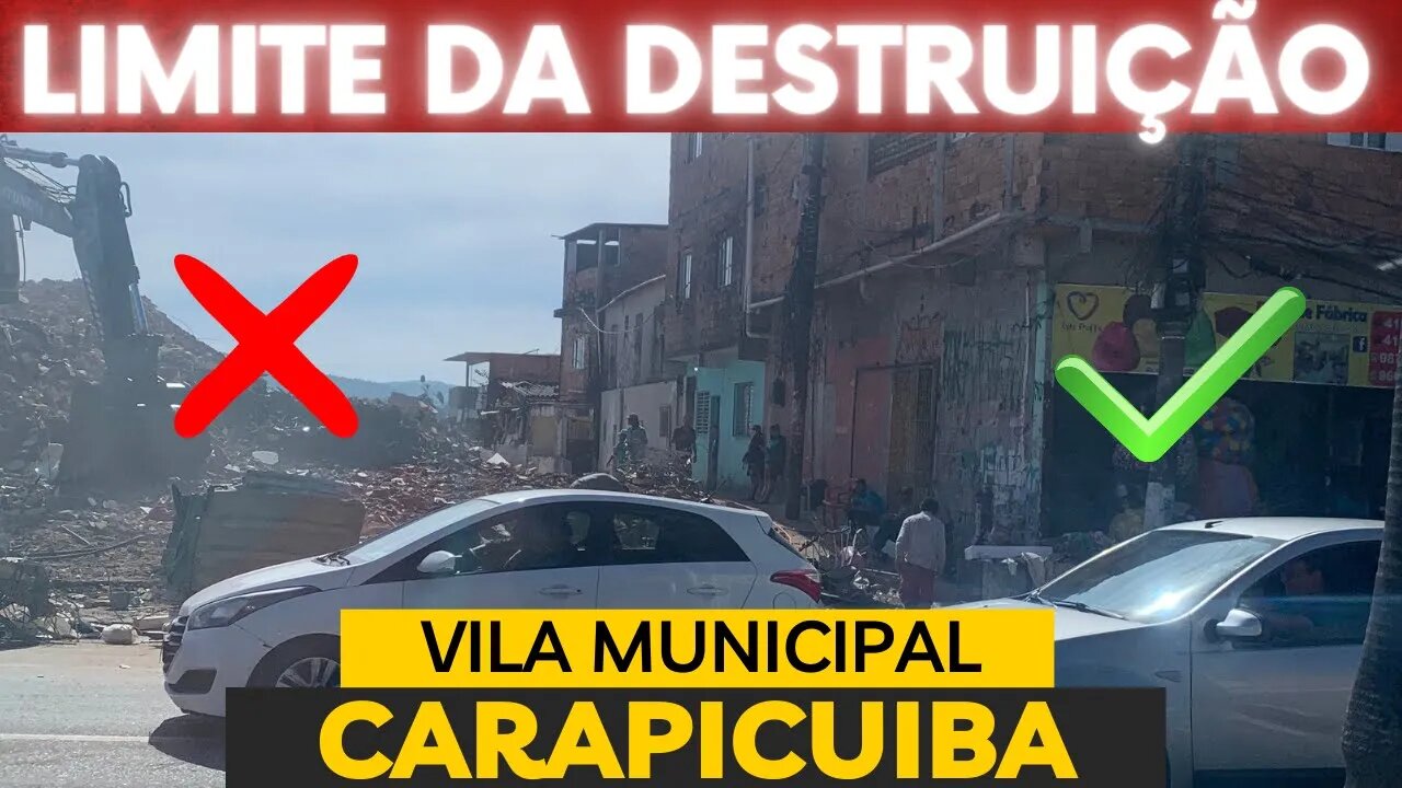 VILA MUNICIPAL DEMOLIÇÃO CASAS EM CARAPICÚIBA | ANTES E DEPOIS