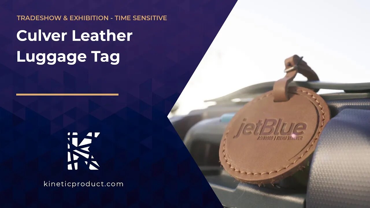 Culver Leather Luggage Tag