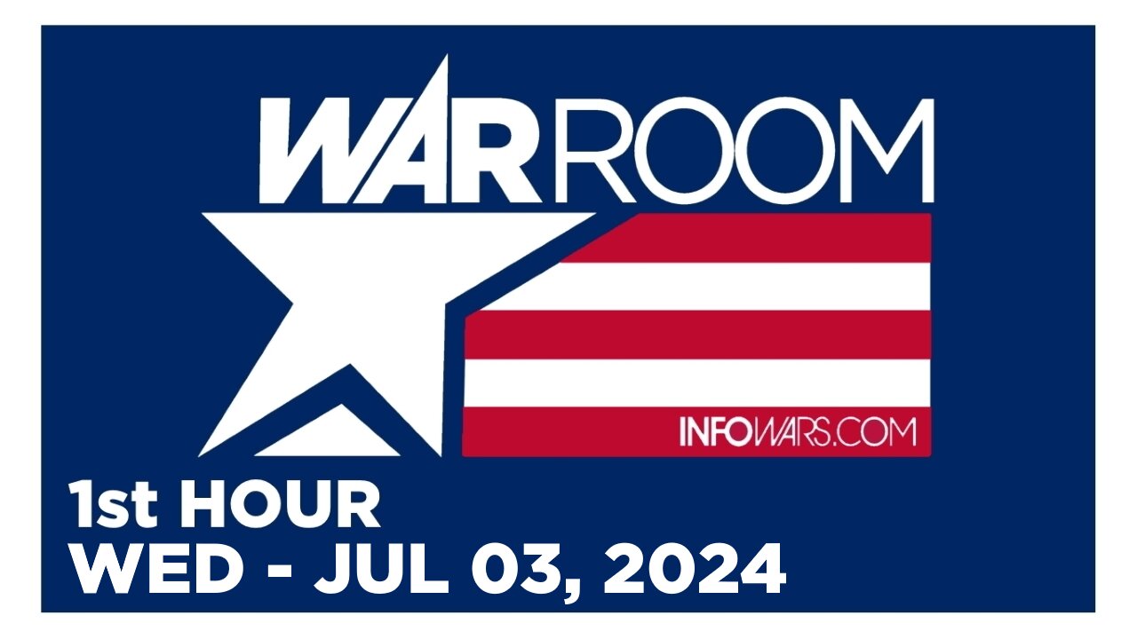 WAR ROOM [1 of 3] Wednesday 7/3/24 • KYLE SERAPHIN - NEW ANALYSIS OF J6 PIPE BOMBS STORY • Infowars