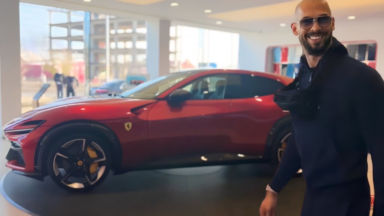 Andrew Tate BUYS Ruby Red $1.5M Ferrari Truck For New Year’s Day