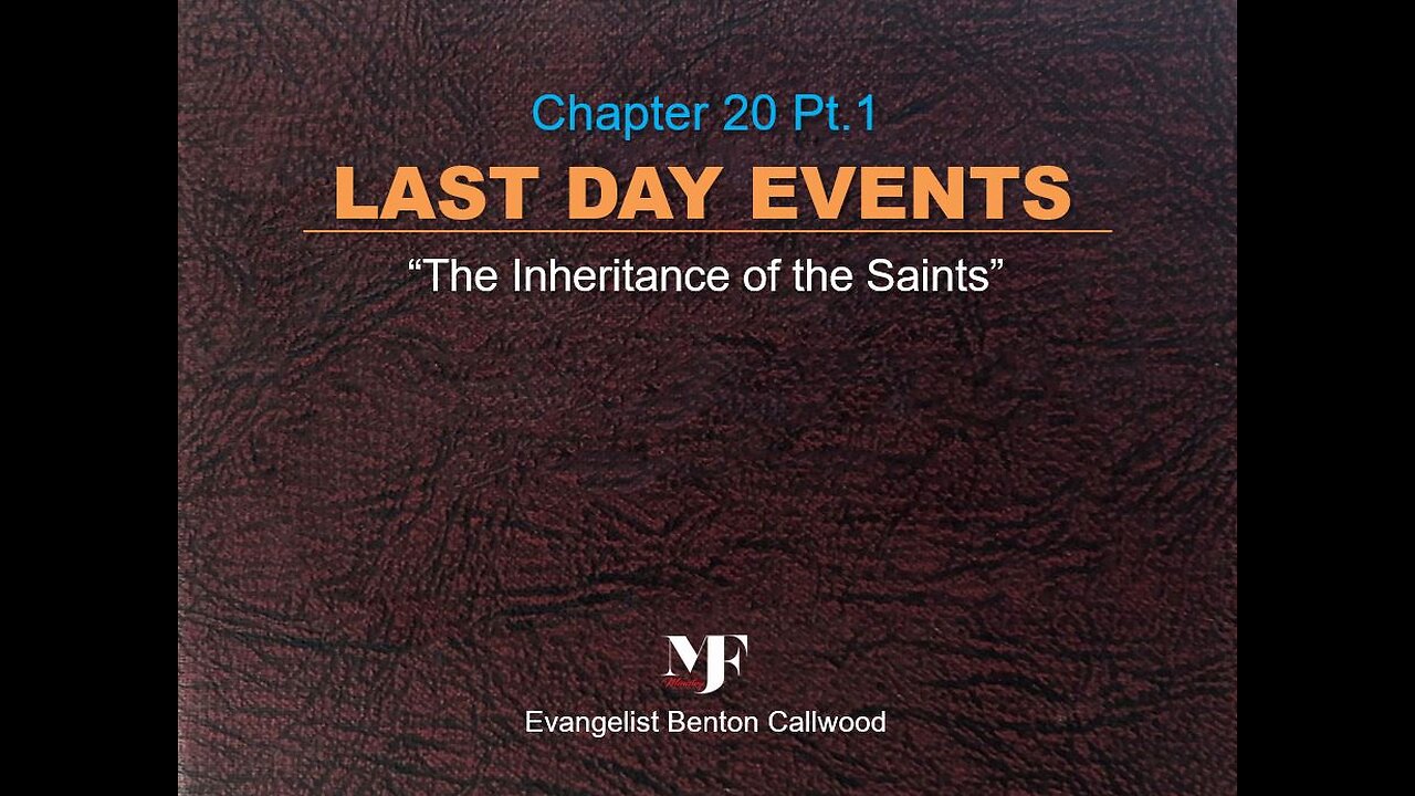 11-30-22 LAST DAY EVENTS Chapter 20 Pt.1