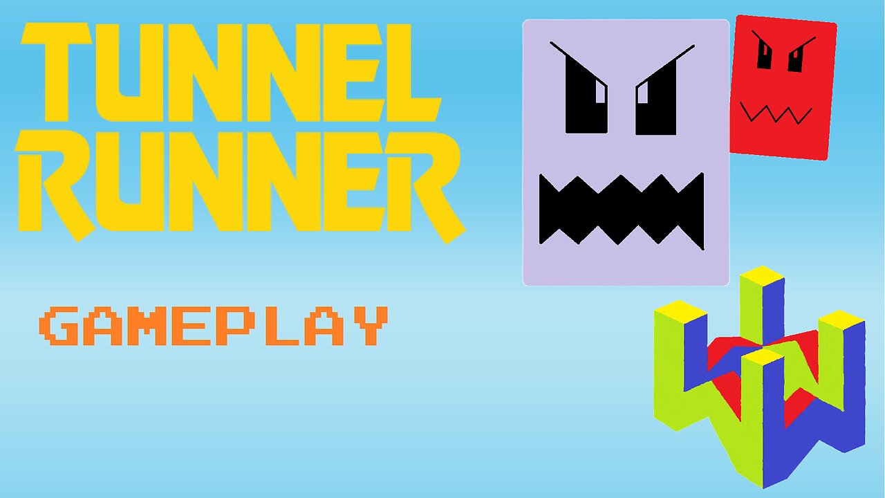 Tunnel Runner (Atari 2600) Gameplay