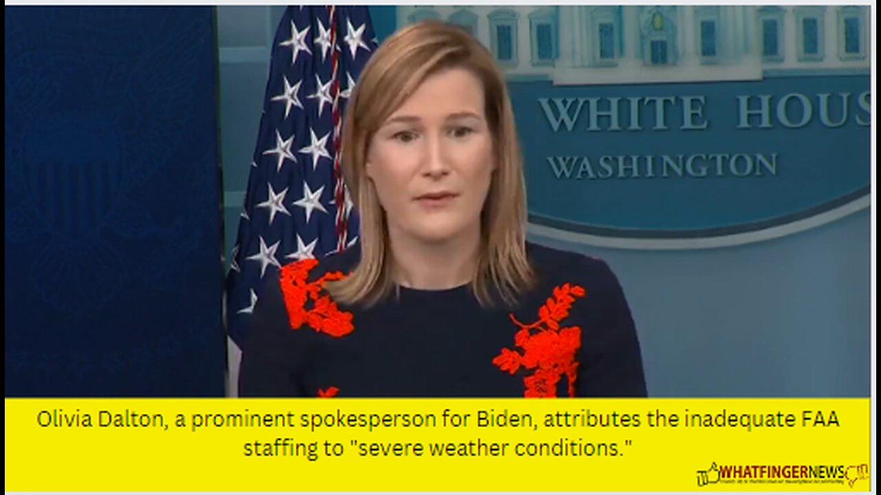 Olivia Dalton, a prominent spokesperson for Biden, attributes the inadequate FAA staffing