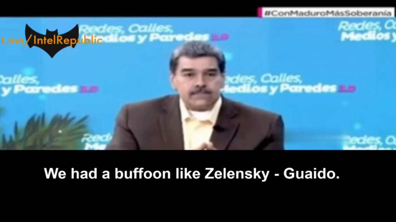 Nicolas Maduro: "We Had a Buffoon Like Zelensky: Guaido"