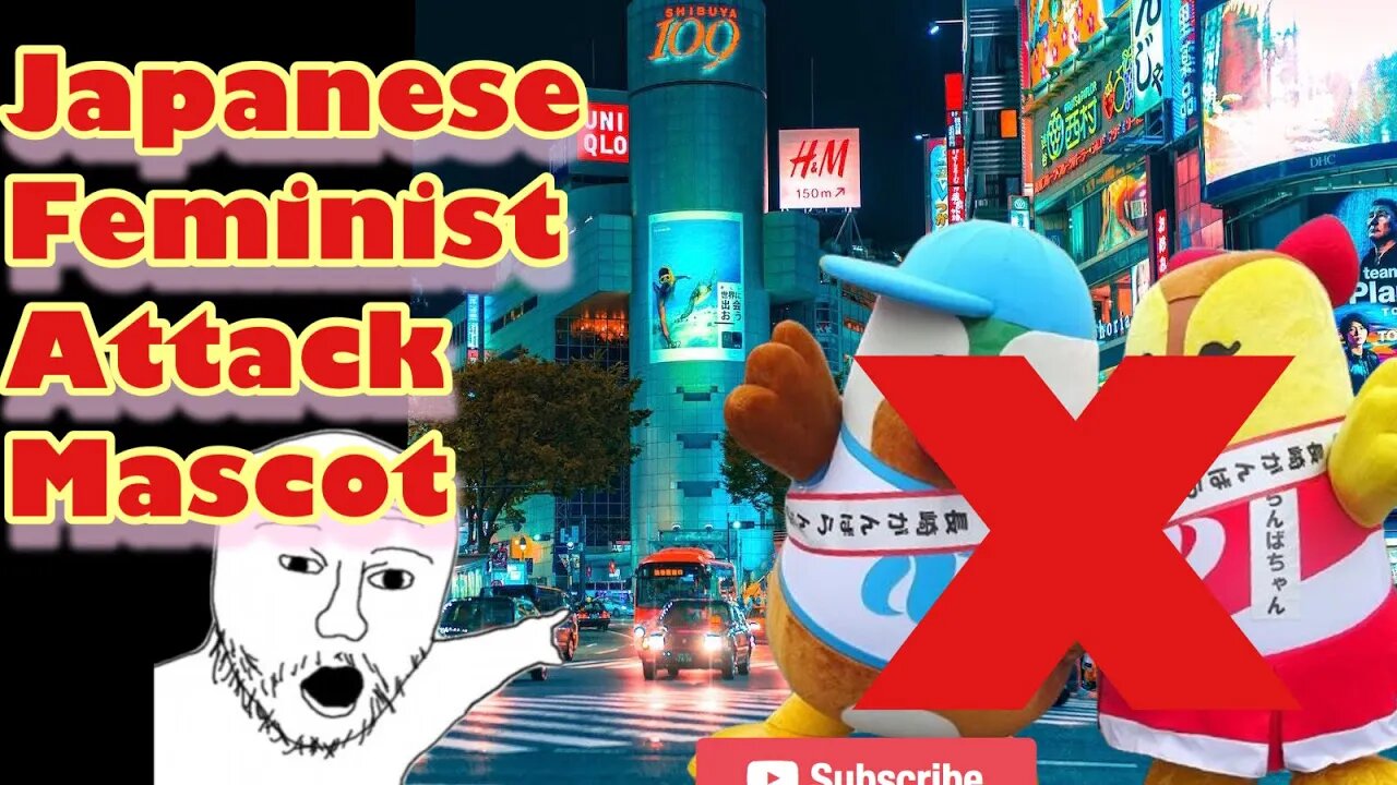 Japanese Feminist Attack Mascot Over Gender Equality! #japan #feminism #mascot